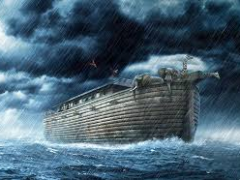 Il ne pleuvait pas encore lorsque Noé construisit son arche.